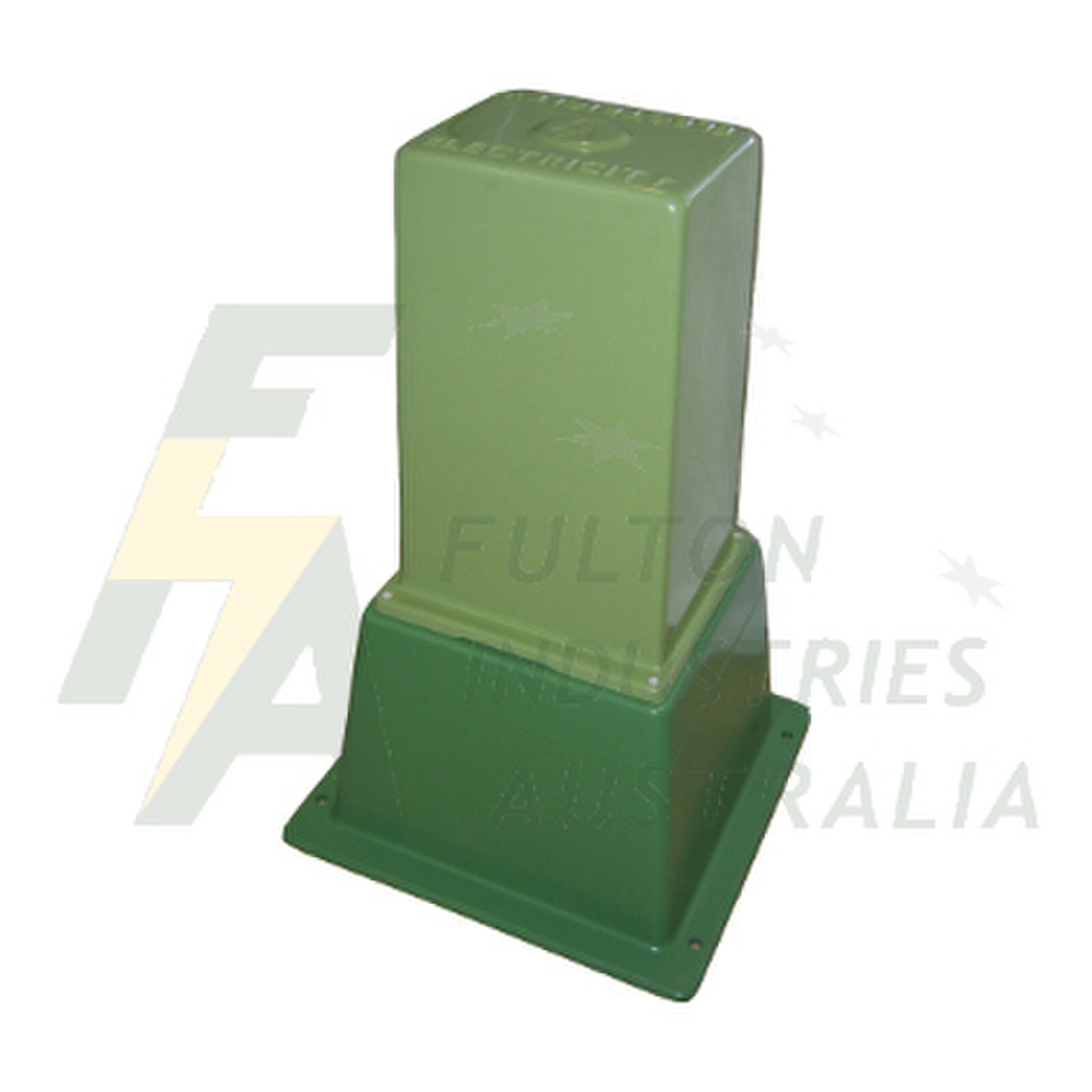 FPB2TVG tall green fibreglass pillar top